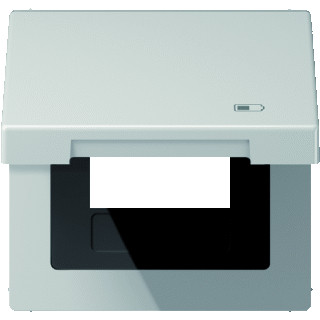 Jung LS range afdekraam 1V horizontaal en verticaal grijs ip44