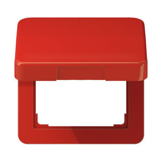 Jung CD500 afdekraam 1V rood ip44