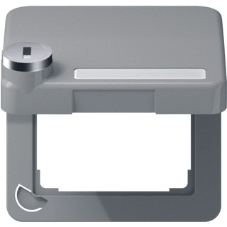 Jung CD500 afdekraam 1V horizontaal en verticaal groen ip44