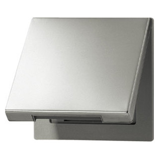 Jung LS range afdekraam 1V roestvaststaal ( RVS ) ip44