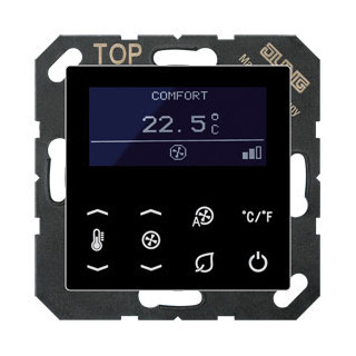 Jung KNX fan coil regelaar a500 zwart