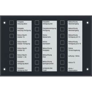 Jung KNX meld-en bedientableau