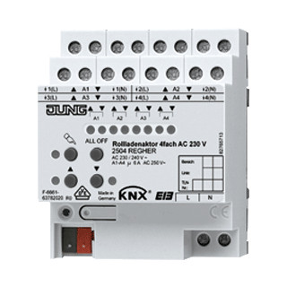 Jung KNX rolluikactor 4-voudig ac 230 V