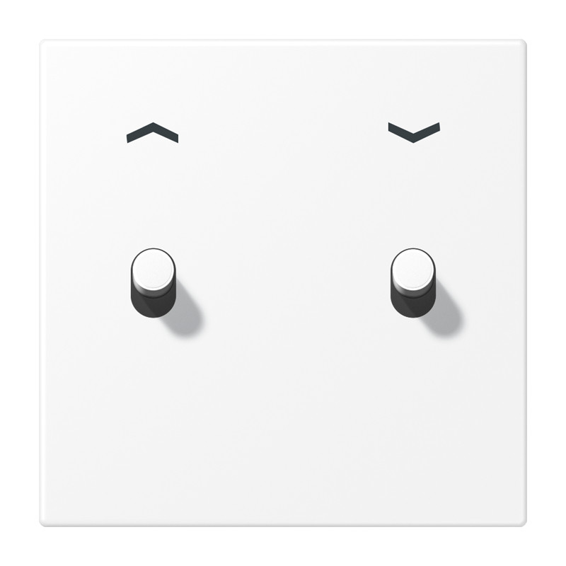 Jung LS 1912 range Afdekking Met tuimelhevel "cilinder", 1-voudig, 2 tuimelhevels, met pi