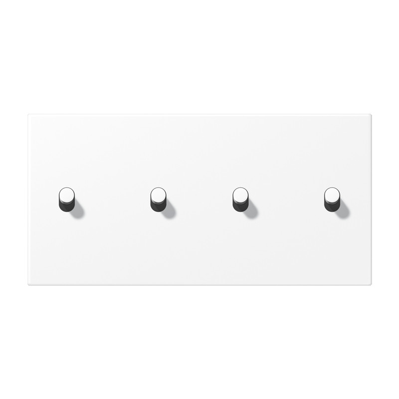 Jung LS 1912 range Afd. LS1912 witmat hor. 2+2 hevel CYL.