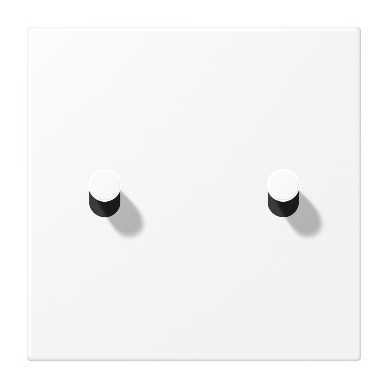 Jung LS 1912 range Afd. LS1912 witmat 1V 2X hevel kegel