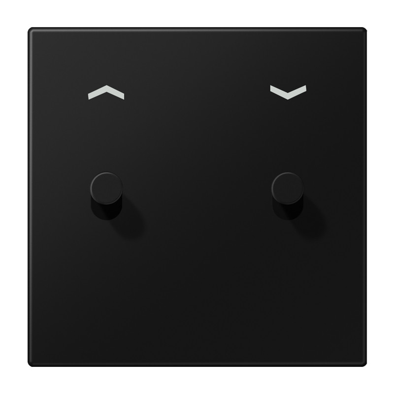 Jung LS 1912 range Afdekking Met tuimelhevel "kegel", 1-voudig, 2 tuimelhevels, met pijls