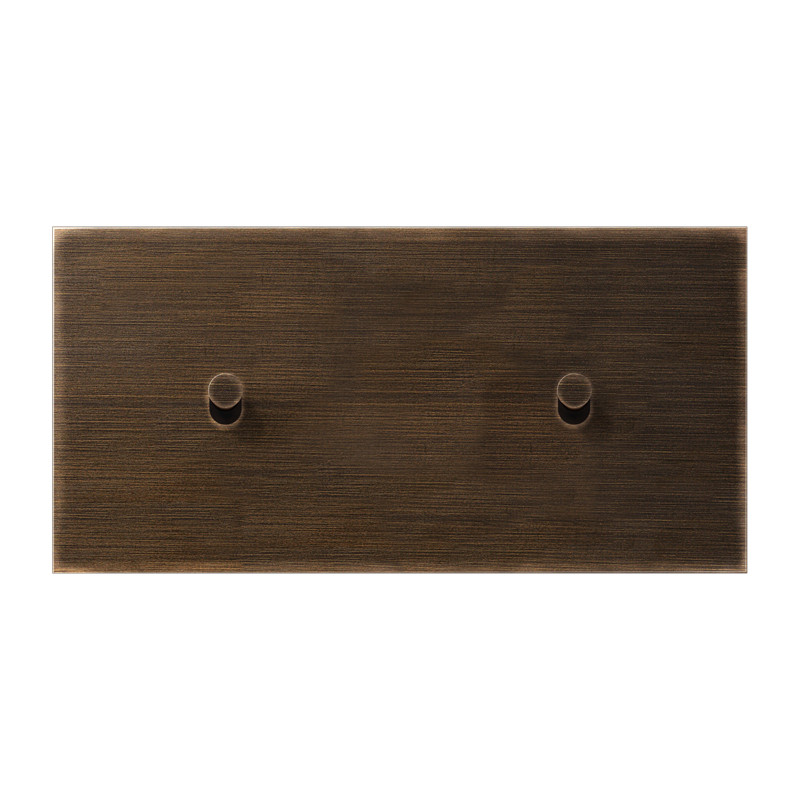 Jung LS 1912 range Afdekking Met tuimelhevel "kegel", 2-voudig, 2 X 1 tuimelhevel, horizo