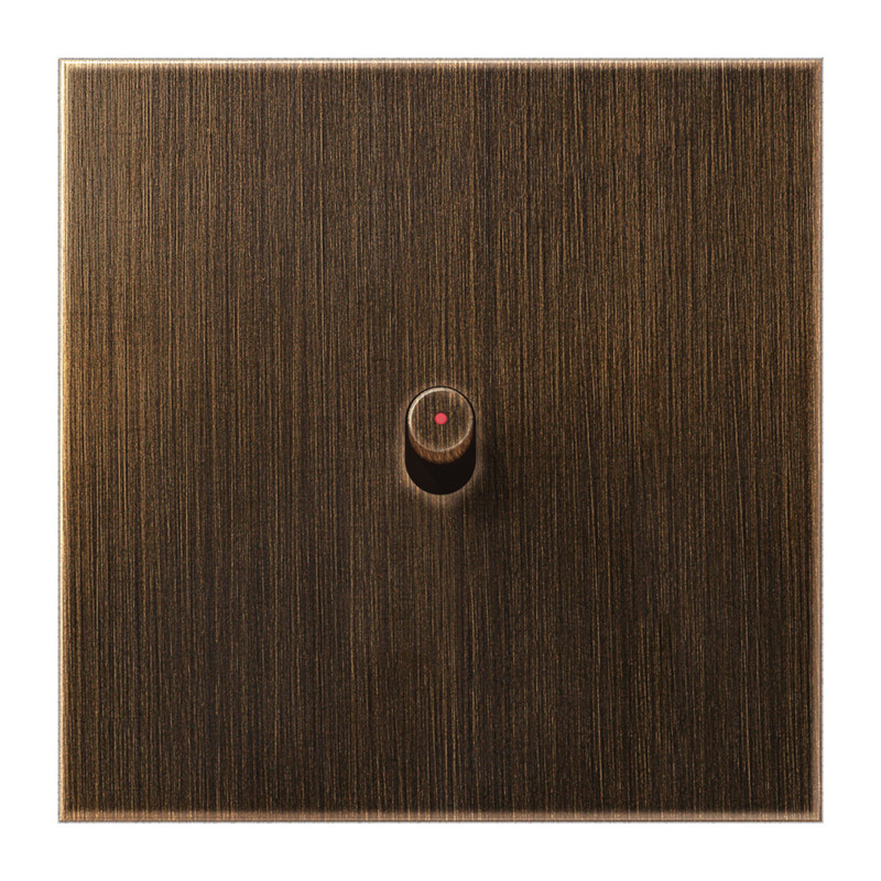 Jung LS 1912 range Afdekking Met tuimelhevel "kegel", met lens, 1-voudig, 1 tuimelhevel,