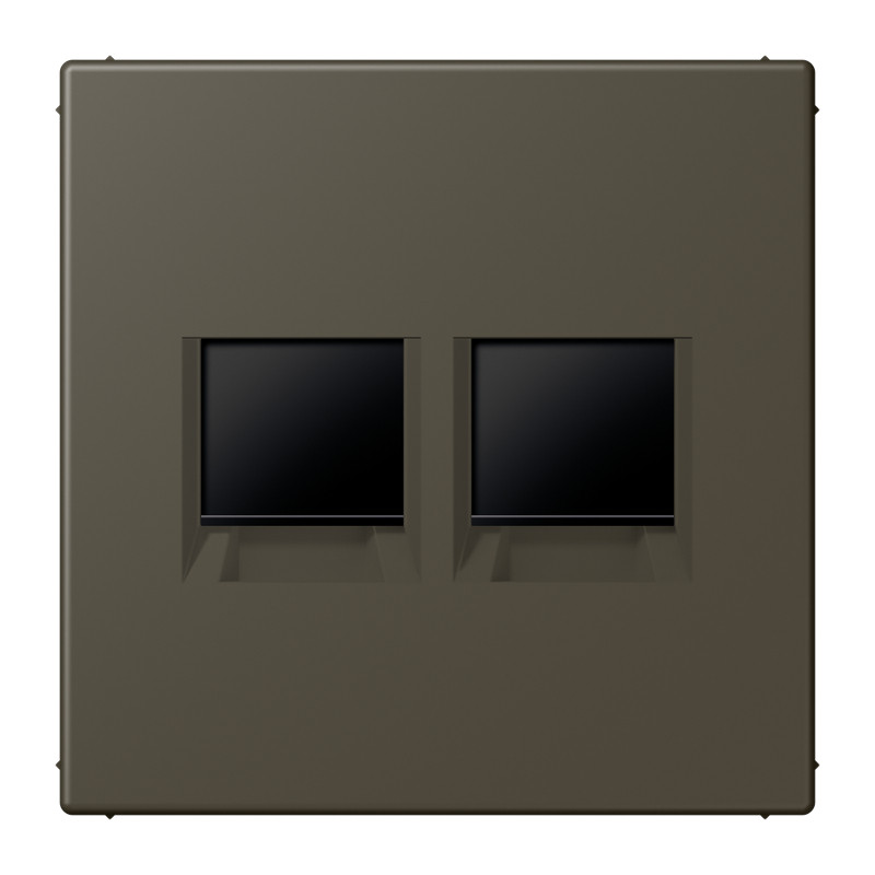 Jung LS range Afdekking 2-V. amp, radiall LC32140