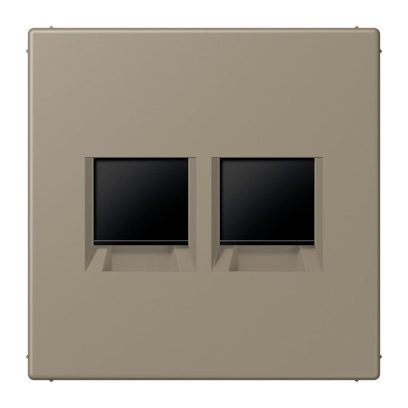 Jung LS range Afdekking 2-V. amp, radiall LC32141