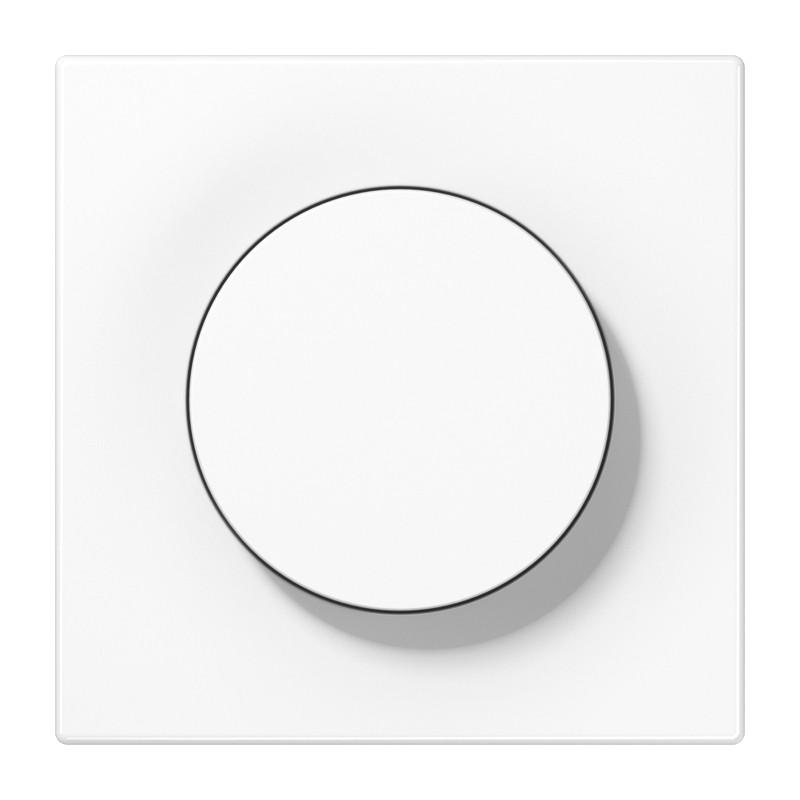 Jung LS range Afdekking Draaidimmer LS alpinwit sil+