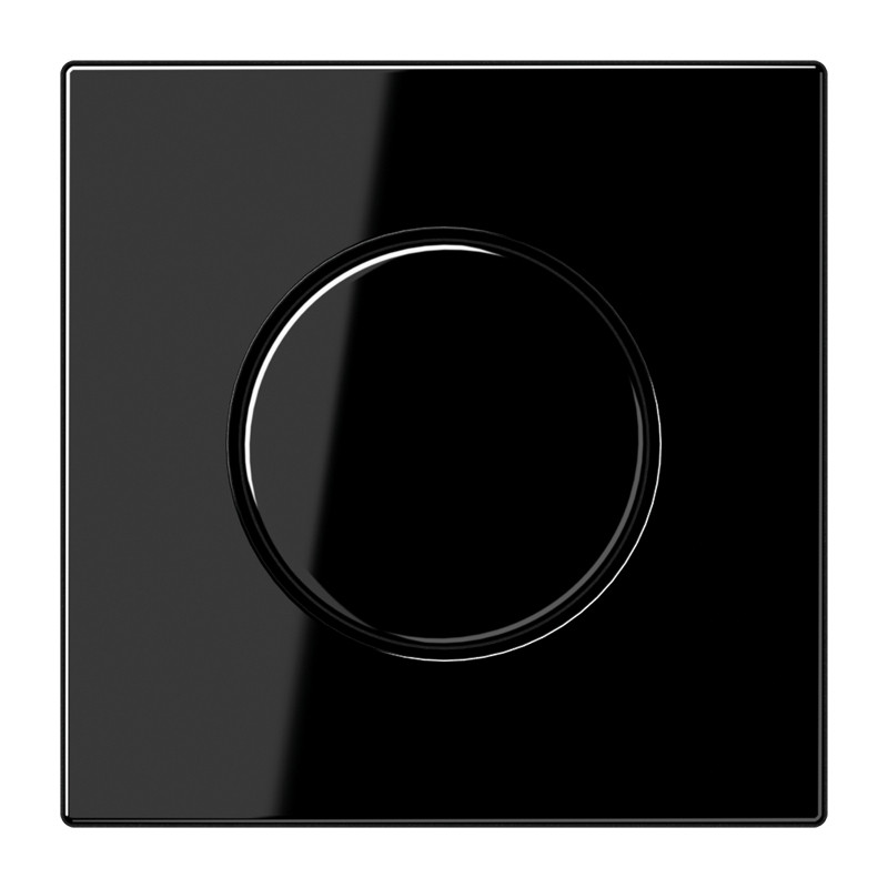 Jung LS range Afdekking LS990 zwart voor draaidimmer