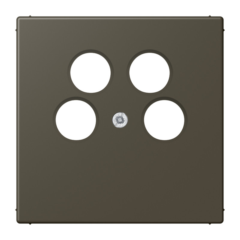 Jung LS range Afdekking Sat/TV 4-gats (ankaro) LC32140