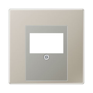 Jung LS range afdekking voor usb, tae edelstaal