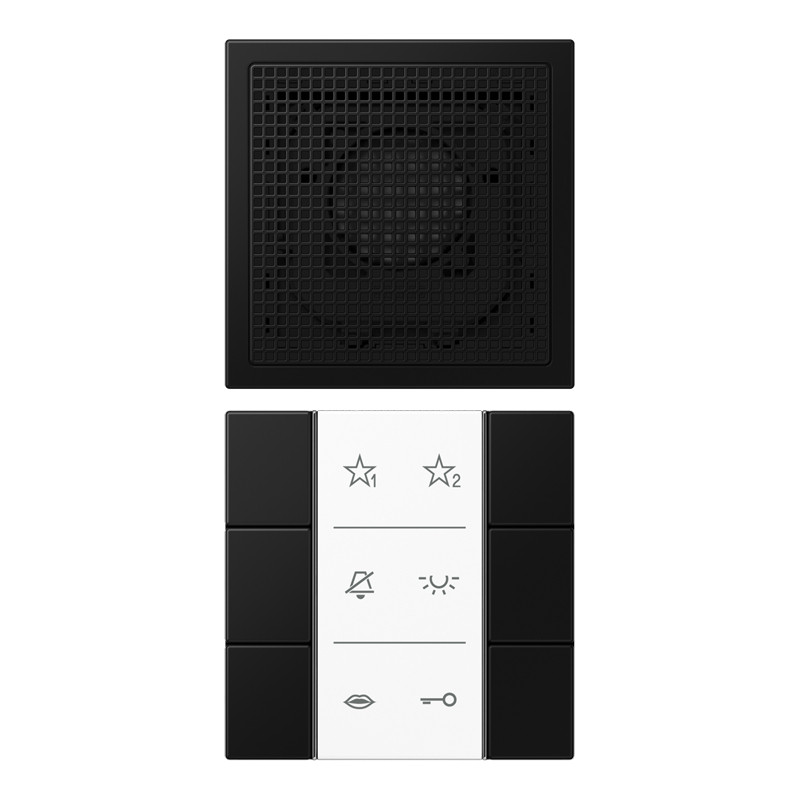 Jung LS range Audio Binnenstation, ls range, grafietzwart mat
