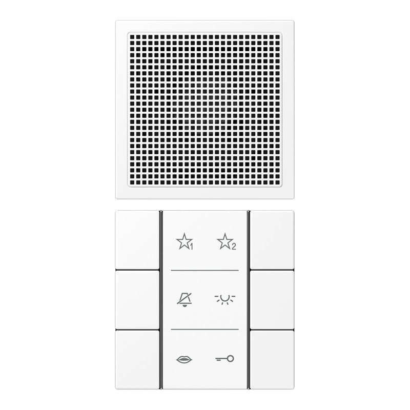 Jung LS range Audio Binnenstation, ls range, sneeuwwit mat