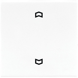 Jung LS range schakelwip voor taster LS990 70x70mm enkele wip jaloezie symbool "pijlen" wit