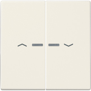 Jung LS range tweedelige wip jaloezie crèmewit (elektrowit)