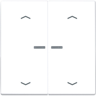 Jung LS range tweedelige wip jaloezie wit