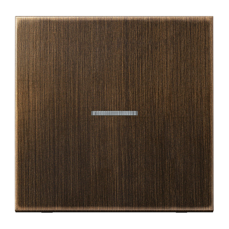 Jung LS range Home Stuurafd. LS 1V. messing antiek