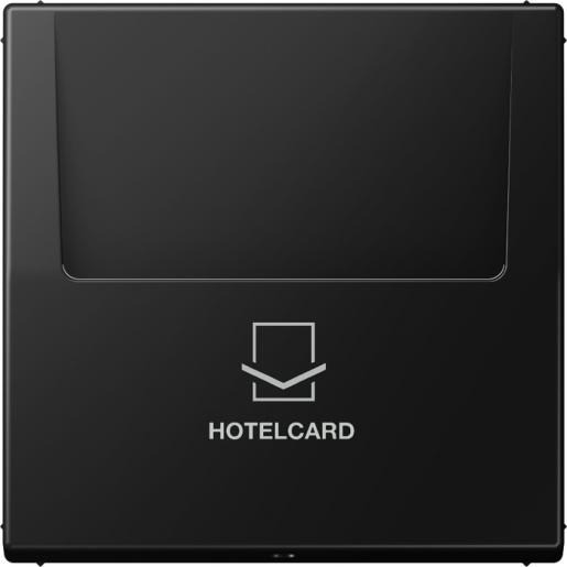 Jung LS range hotelkaart aan-/uit-schakelaar zwart