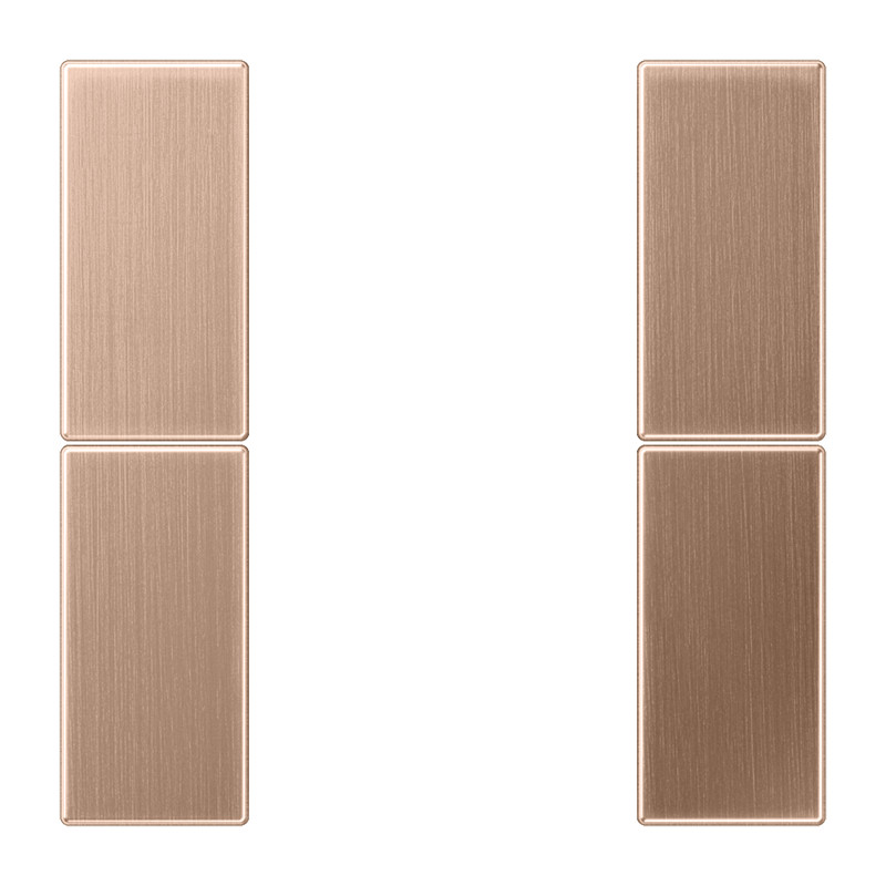 Jung LS range KNX F50 tastafd. compleet 2V. LS brons