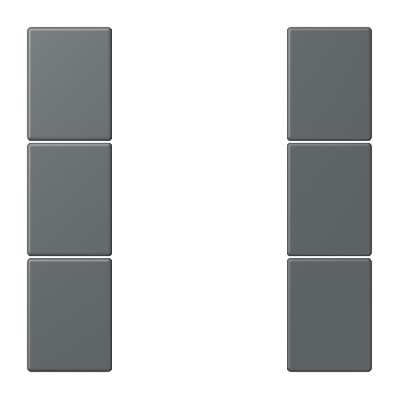 Jung LS range KNX Tastafd. F50 3-V. compleet LC32010