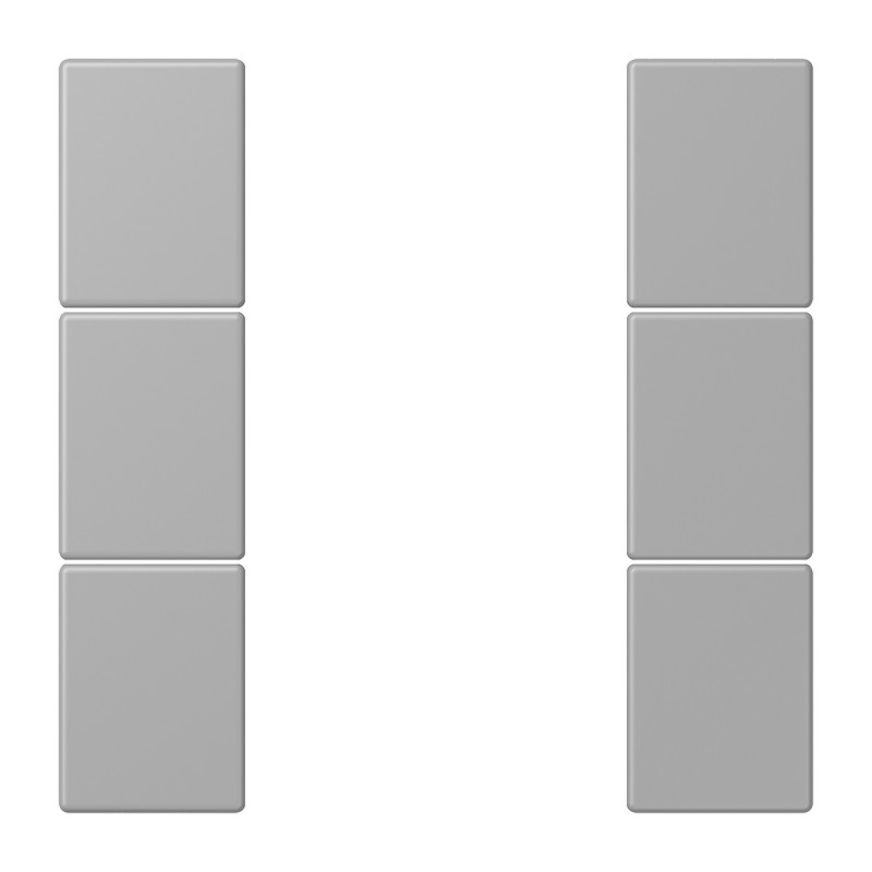 Jung LS range KNX Tastafd. F50 3-V. compleet LC32012