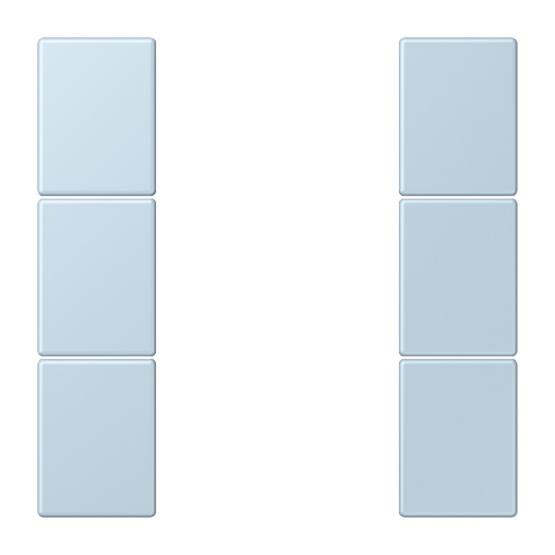 Jung LS range KNX Tastafd. F50 3-V. compleet LC32022