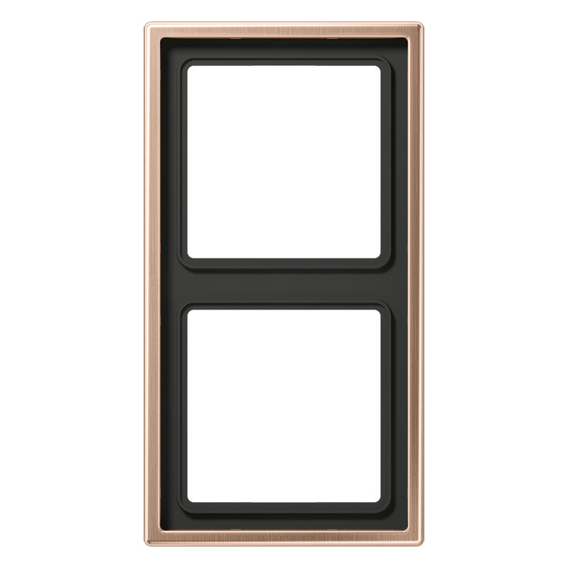 Jung LS range / LS 990 Afdekraam 2-voudig LS brons