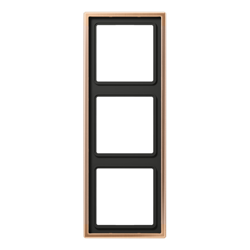 Jung LS range / LS 990 Afdekraam 3-voudig LS brons