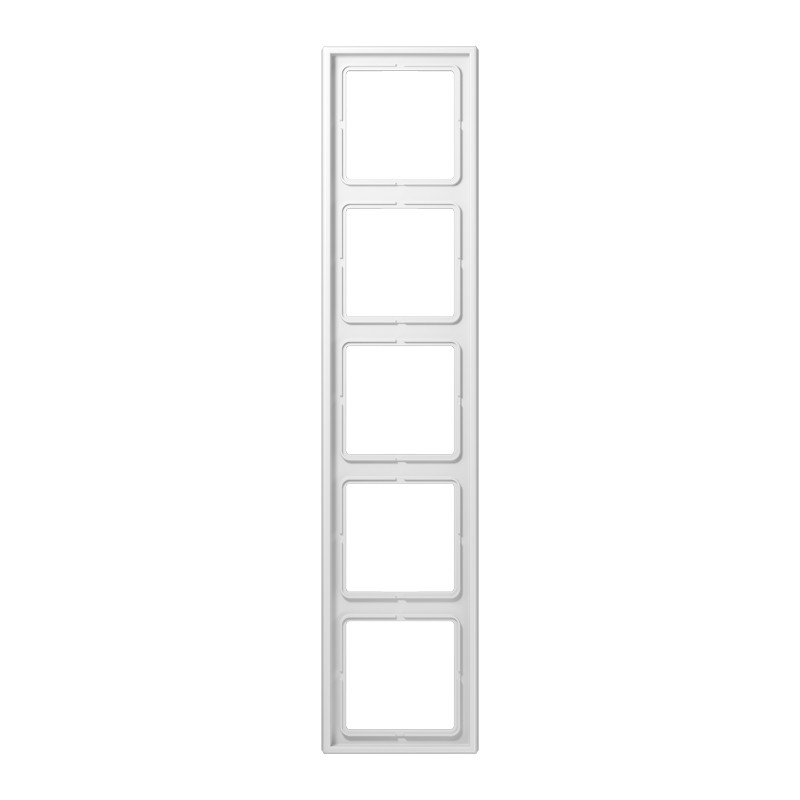 Jung LS range / LS 990 Afdekraam LS alpinwit 5V sil+