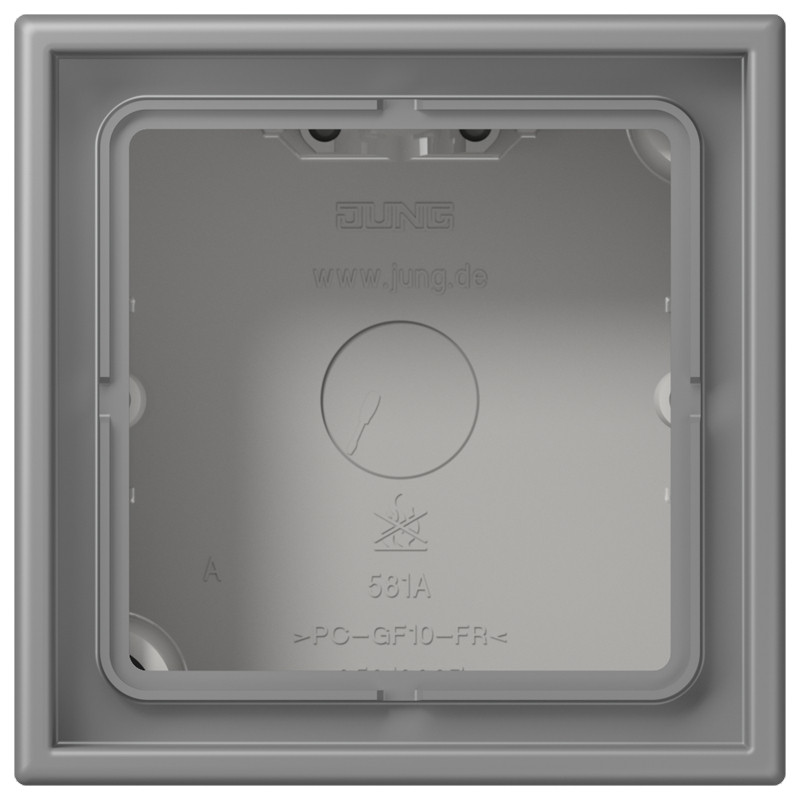 Jung LS range / LS CUBE Opbouwkap Gesloten 1-VDG.LC32011