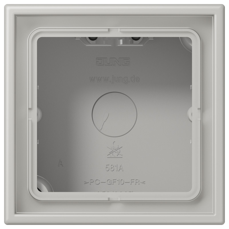 Jung LS range / LS CUBE Opbouwkap Gesloten 1-VDG.LC32013