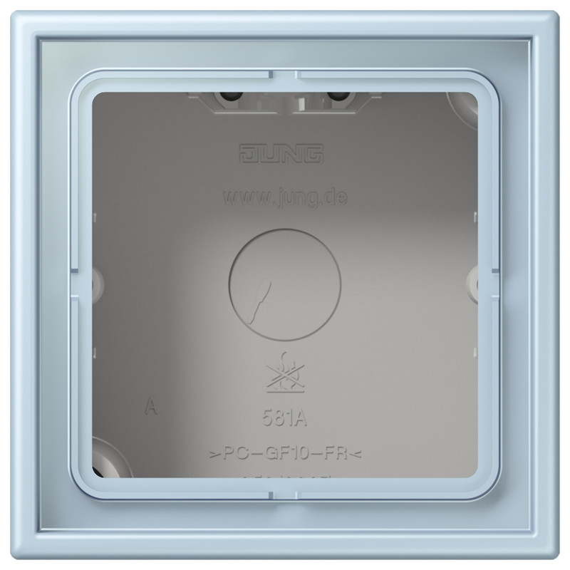 Jung LS range / LS CUBE Opbouwkap Gesloten 1-VDG.LC32022