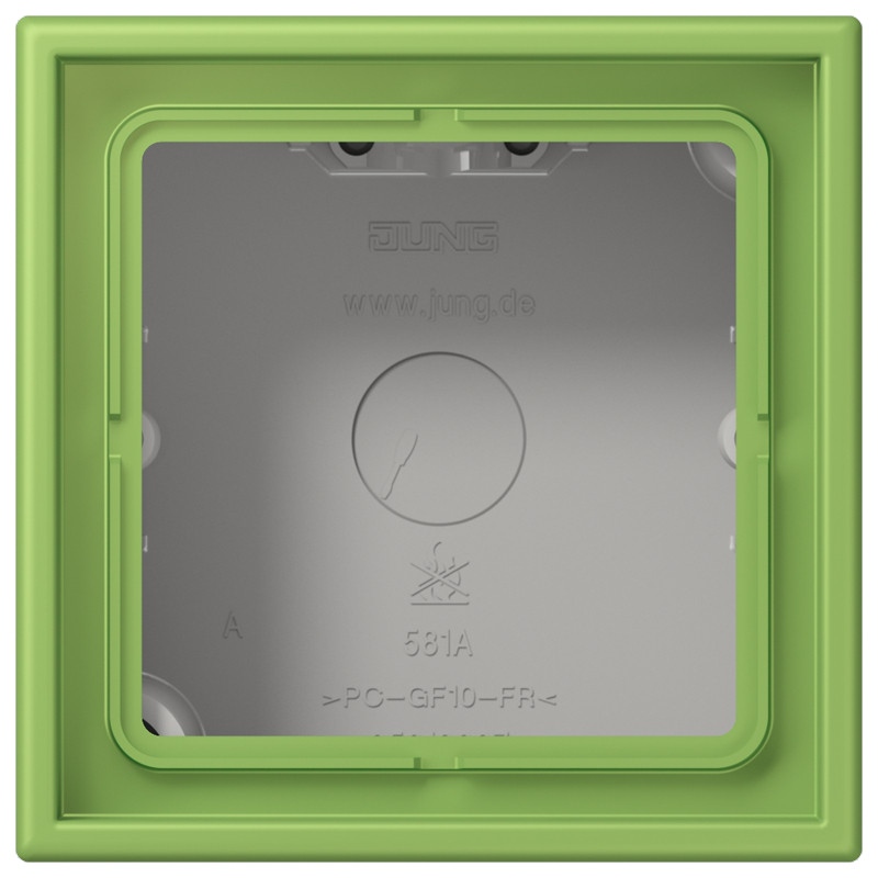 Jung LS range / LS CUBE Opbouwkap Gesloten 1-VDG.LC32051