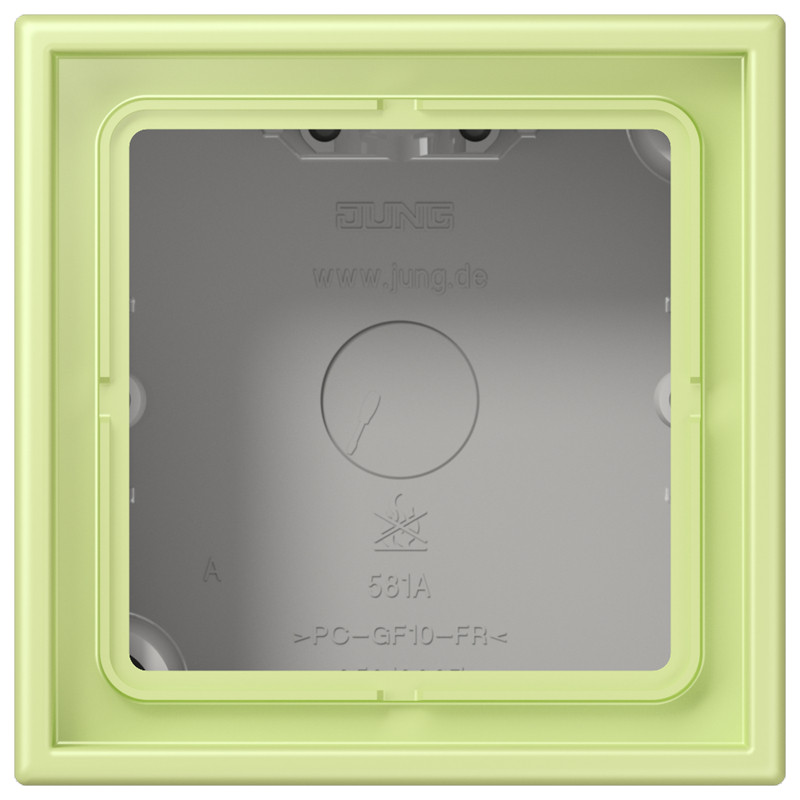 Jung LS range / LS CUBE Opbouwkap Gesloten 1-VDG.LC32053