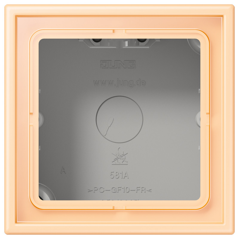 Jung LS range / LS CUBE Opbouwkap Gesloten 1-VDG.LC32060