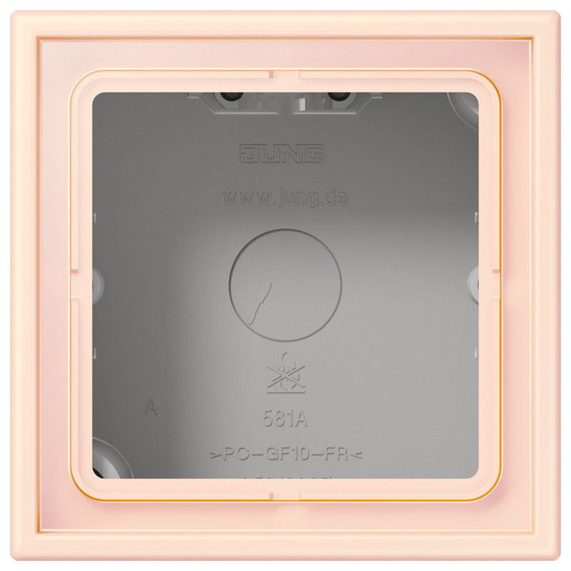 Jung LS range / LS CUBE Opbouwkap Gesloten 1-VDG.LC32082