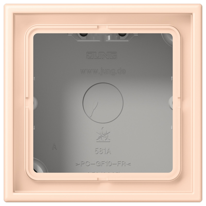 Jung LS range / LS CUBE Opbouwkap Gesloten 1-VDG.LC32091