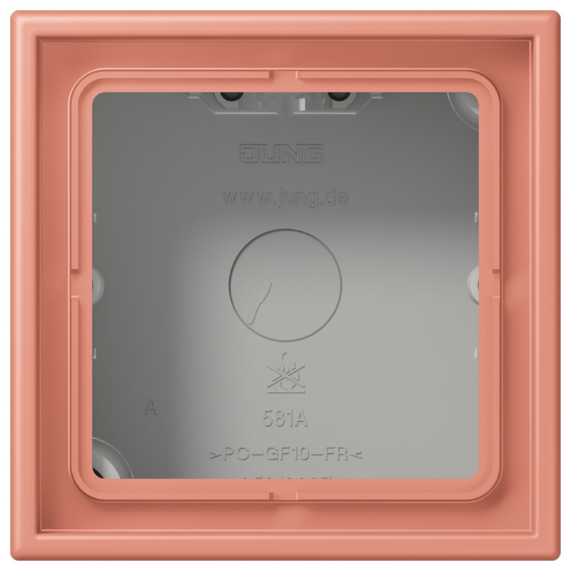 Jung LS range / LS CUBE Opbouwkap Gesloten 1-VDG.LC32111