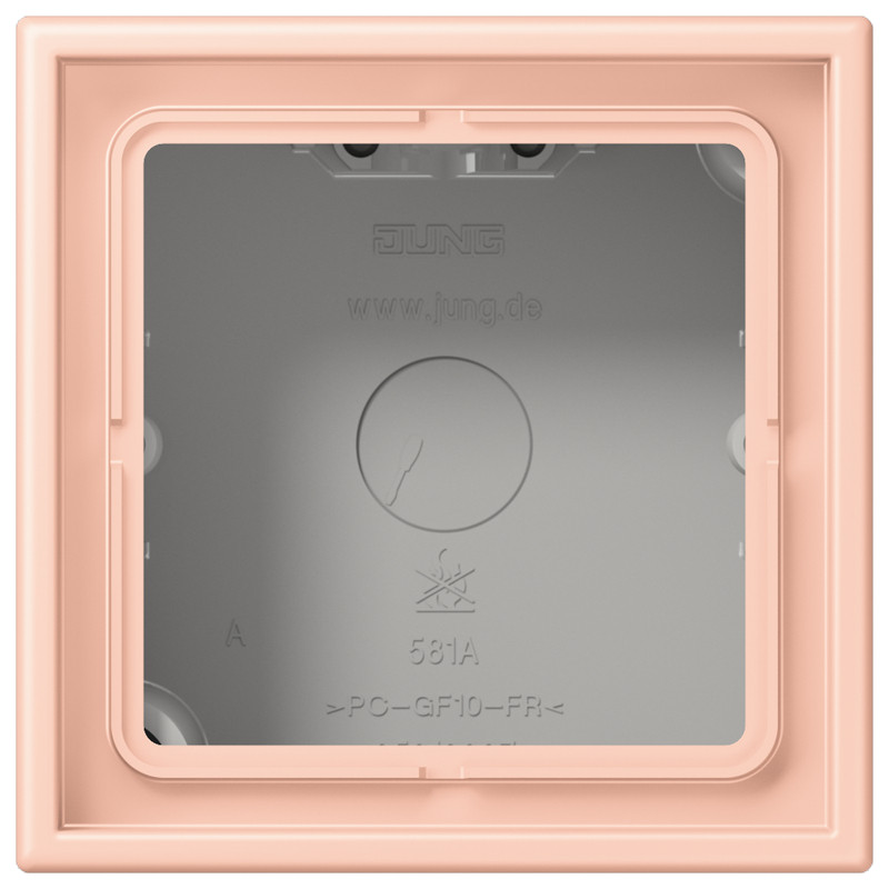 Jung LS range / LS CUBE Opbouwkap Gesloten 1-VDG.LC32112