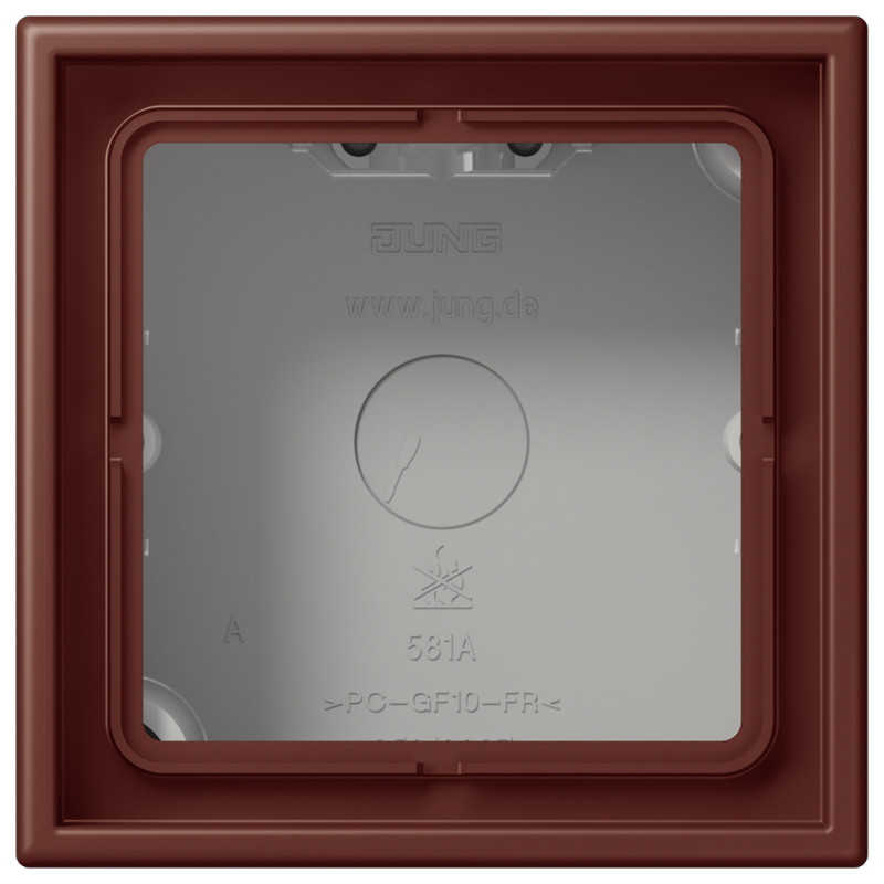 Jung LS range / LS CUBE Opbouwkap Gesloten 1-VDG.LC32120