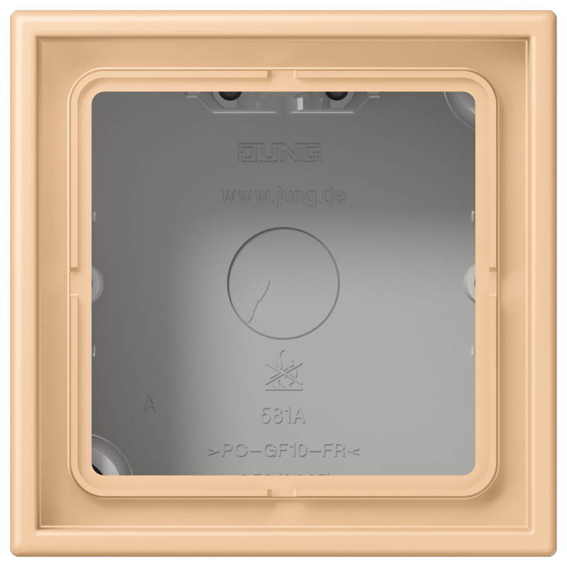 Jung LS range / LS CUBE Opbouwkap Gesloten 1-VDG.LC32122