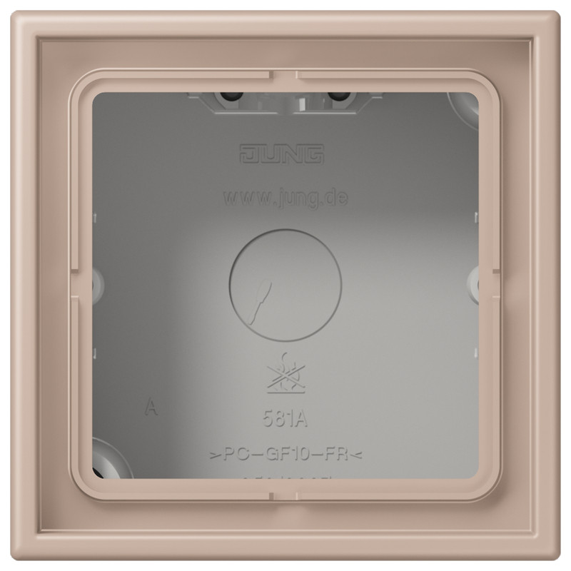 Jung LS range / LS CUBE Opbouwkap Gesloten 1-VDG.LC32131