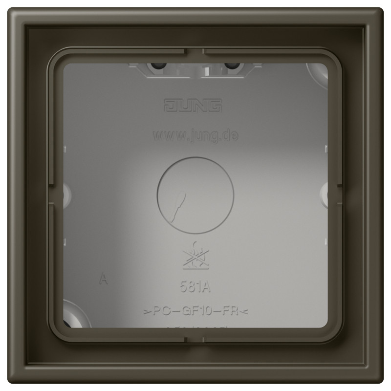 Jung LS range / LS CUBE Opbouwkap Gesloten 1-VDG.LC32140