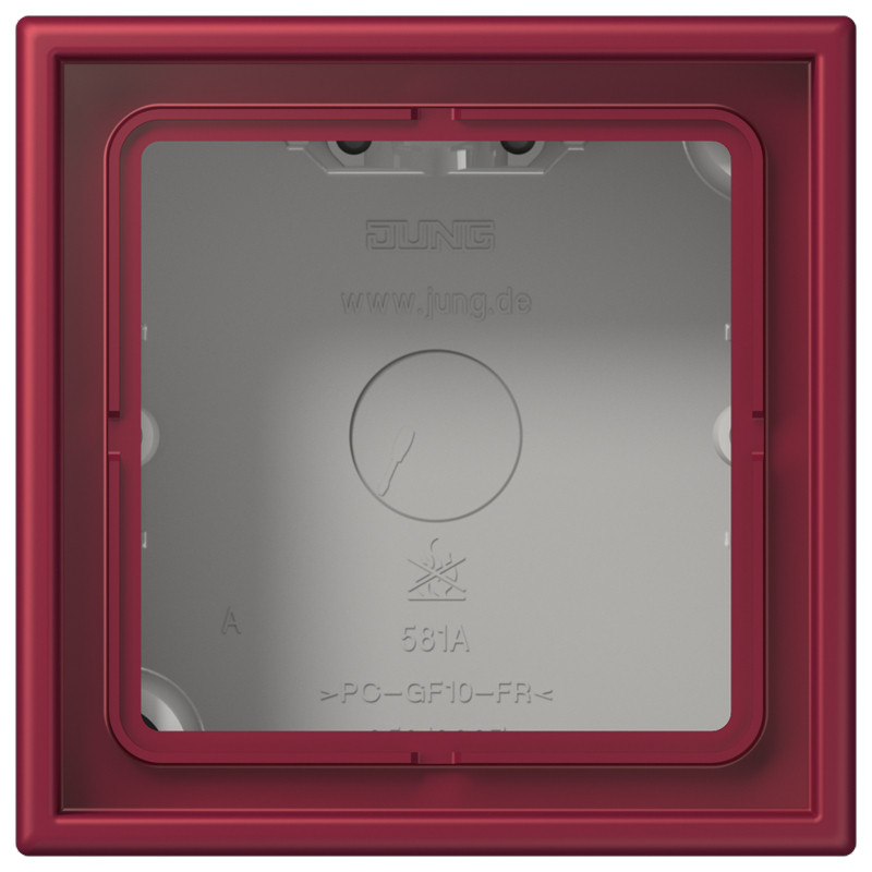 Jung LS range / LS CUBE Opbouwkap Gesloten 1-VDG.LC4320M