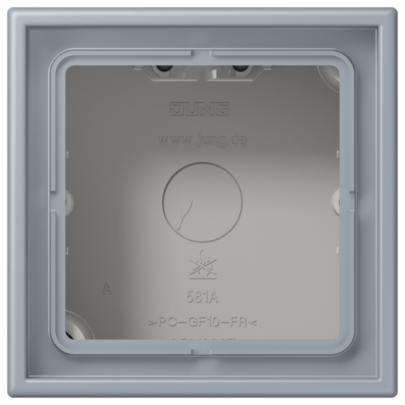 Jung LS range / LS CUBE Opbouwkap Gesloten 1-VDG.lc4320o