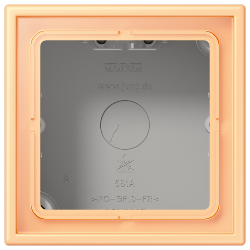 Jung LS range / LS CUBE Opbouwkap Gesloten 1-VDG.LC4320P